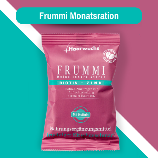 Frummi - Monatsration | 120 gramm | Drops + Haargummi