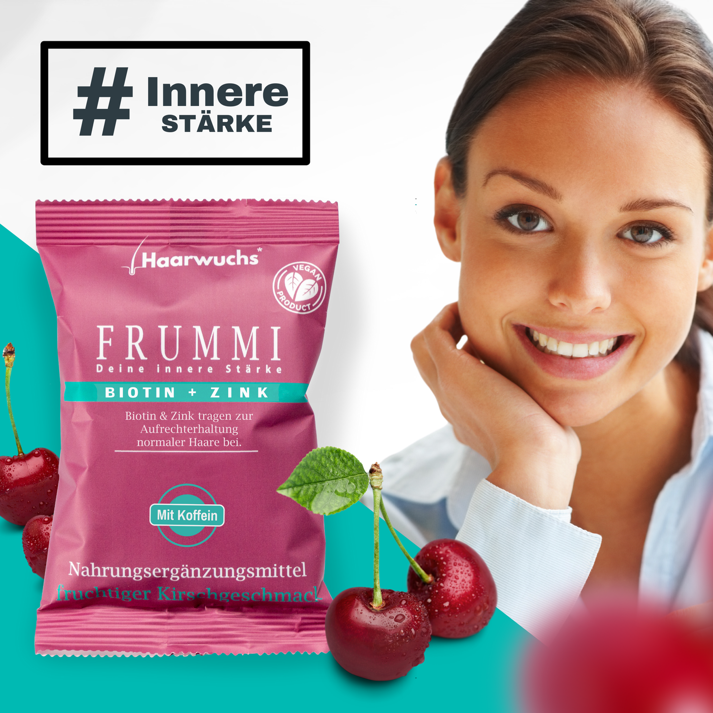 Frummi - Monatsration | 120 gramm | Drops + Haargummi