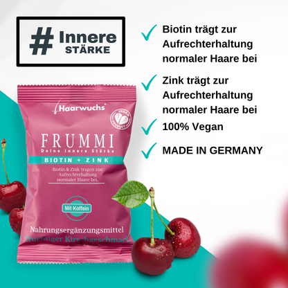 Frummi - Monatsration | 120 gramm | Drops + Haargummi