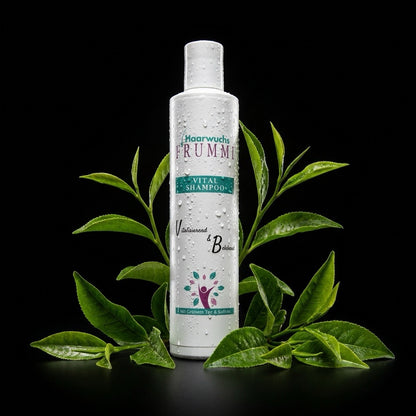 Frummi Vital Shampoo mit Grünem Tee und Koffein 200 ml | Vitalisierend  belebend