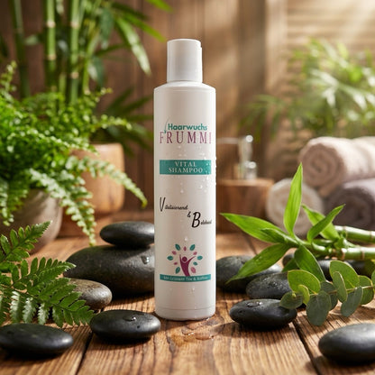 Frummi Vital Shampoo mit Grünem Tee und Koffein 200 ml | Vitalisierend  belebend